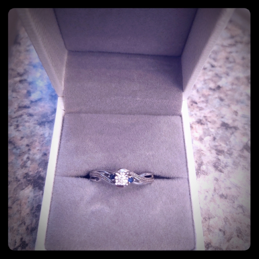 Sterling silver promise ring